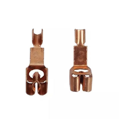 acquistare OEM di alta precisione in metallo che timbra parti ottone stampaggio presa contatto nero anodizzato online manufacture