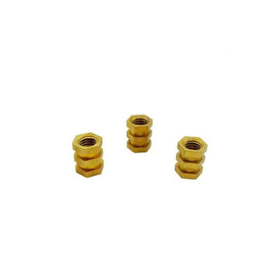 acquistare Fittings su misura Anodizzazione Precisione Cnc Parts Machining Esagonale Rame Automotive Inserts Noccioline online manufacture
